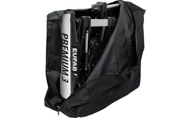Eufab Fahrradträger Anhängerkupplung Premium III für 3 Fahrräder, E-Bike geeignet