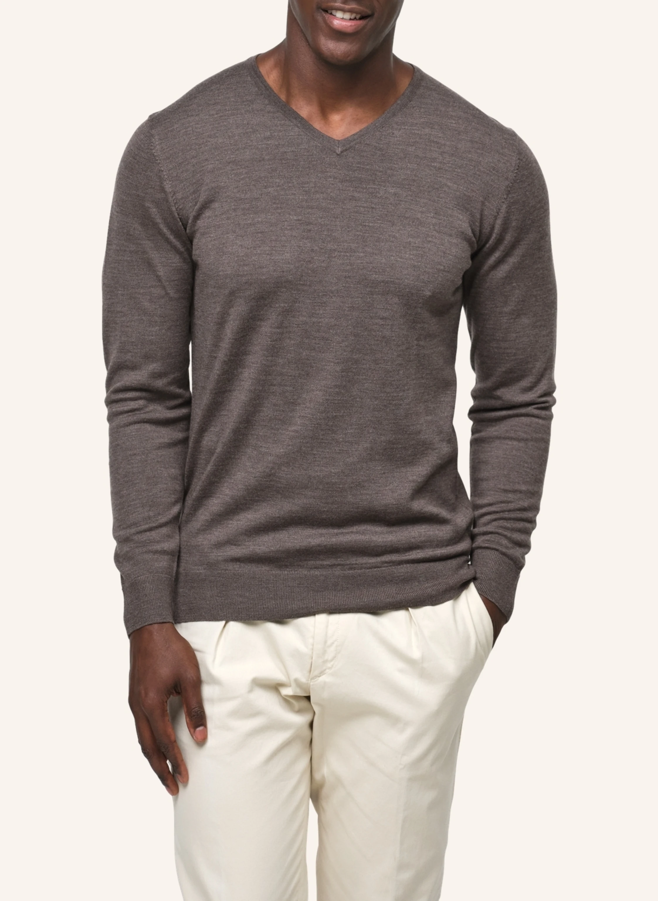 PROFUOMO Herren V-neck pullover