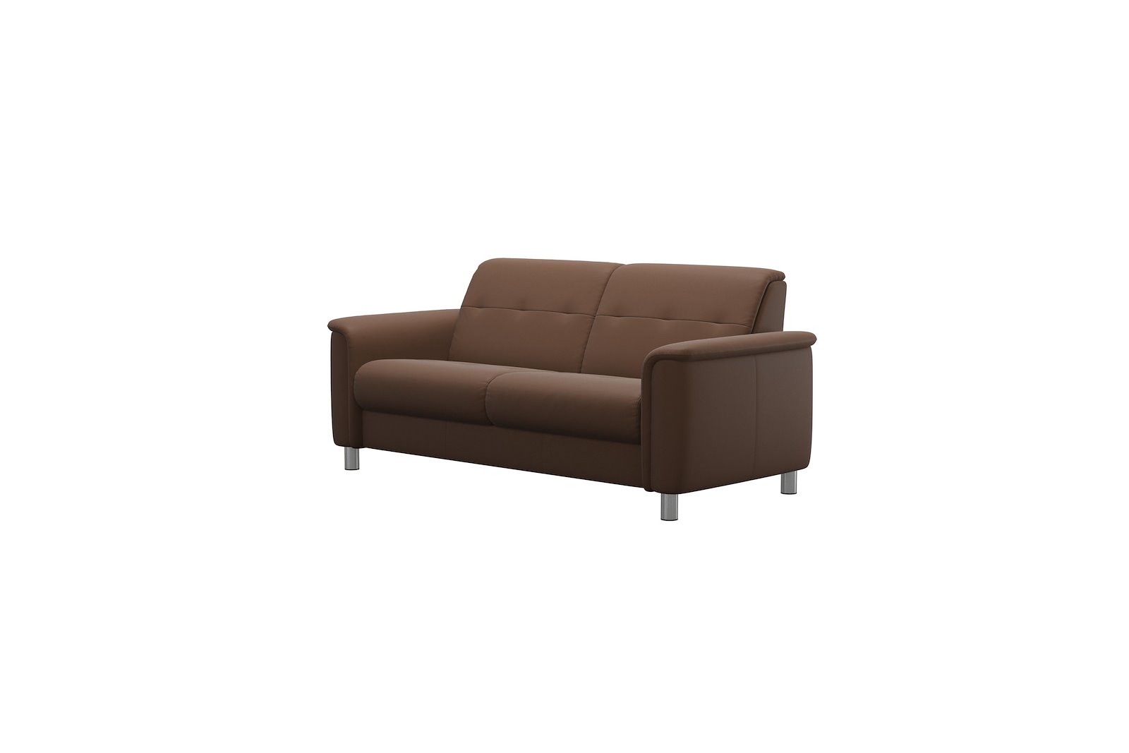 Flora 2,5-seter sofa Batick Warm Brown - 11cm runde stålben 8: 4,2cm