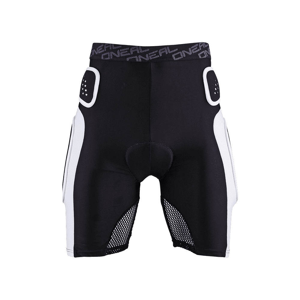 O'Neal Pro Shorts med beskyttelse og pude Sort / Hvid
