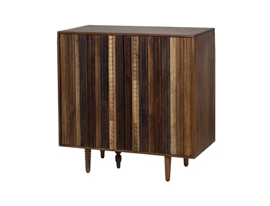 BOIS ET CHIFFONS CONCEPT - Mini bar 2 portes - manguier ramon