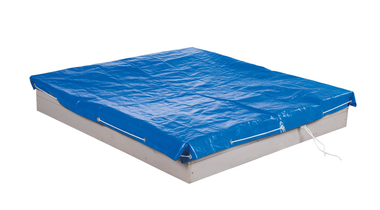 ROBA afdekzeil voor zandbakken, 154 x 154 cm, weerbestendig, blauw