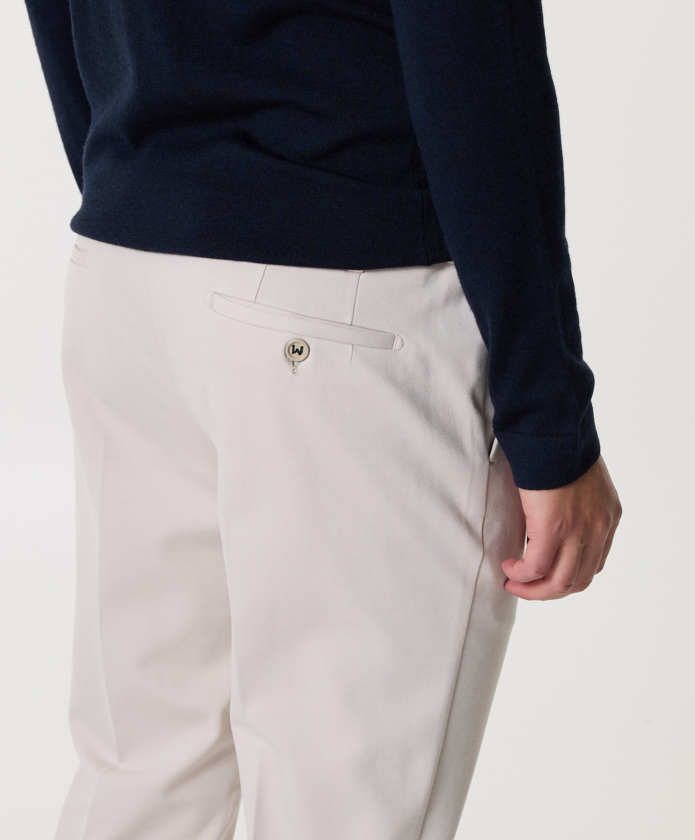 Berwich morello elax broek beige