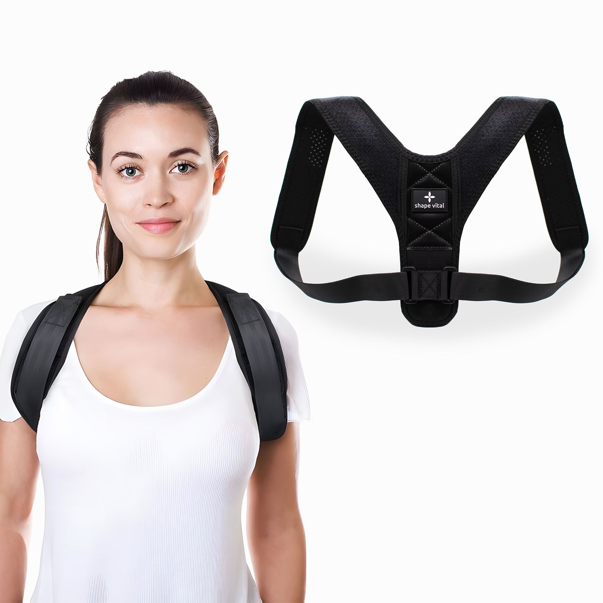 SHAPEVITAL Haltungsgurt Vital-Pro | individuell anpassbar | gepolstert