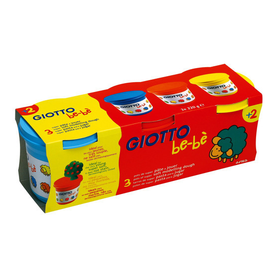 Recharge Schoolpack: 3 pots de 220g (cyan, rouge, jaune)