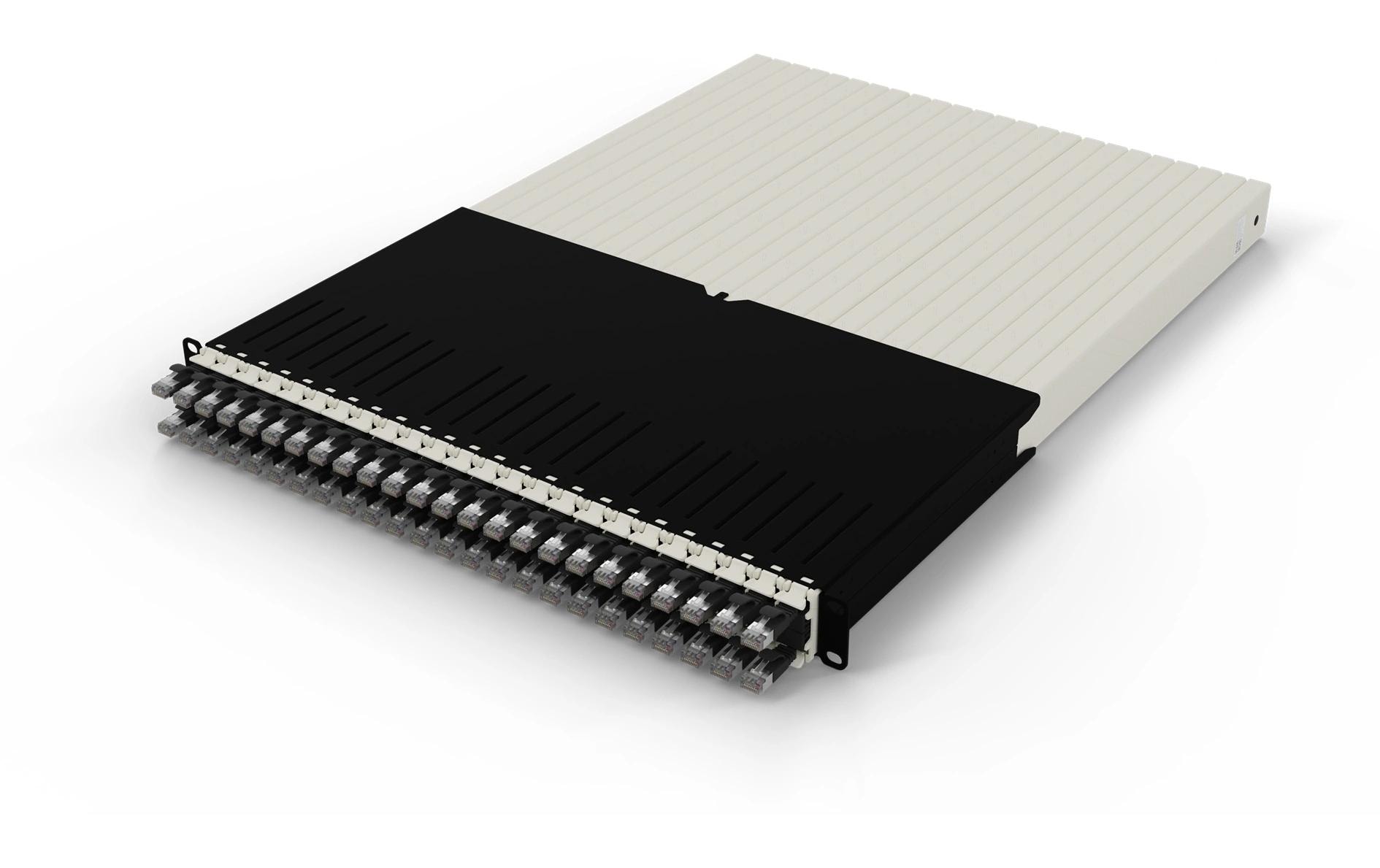 patchbox.one / 30RU / Cat 6A, STP, 1.8 m, Schwarz<br>All-in-One Lösung für Ordnung im Netzwerkschrank