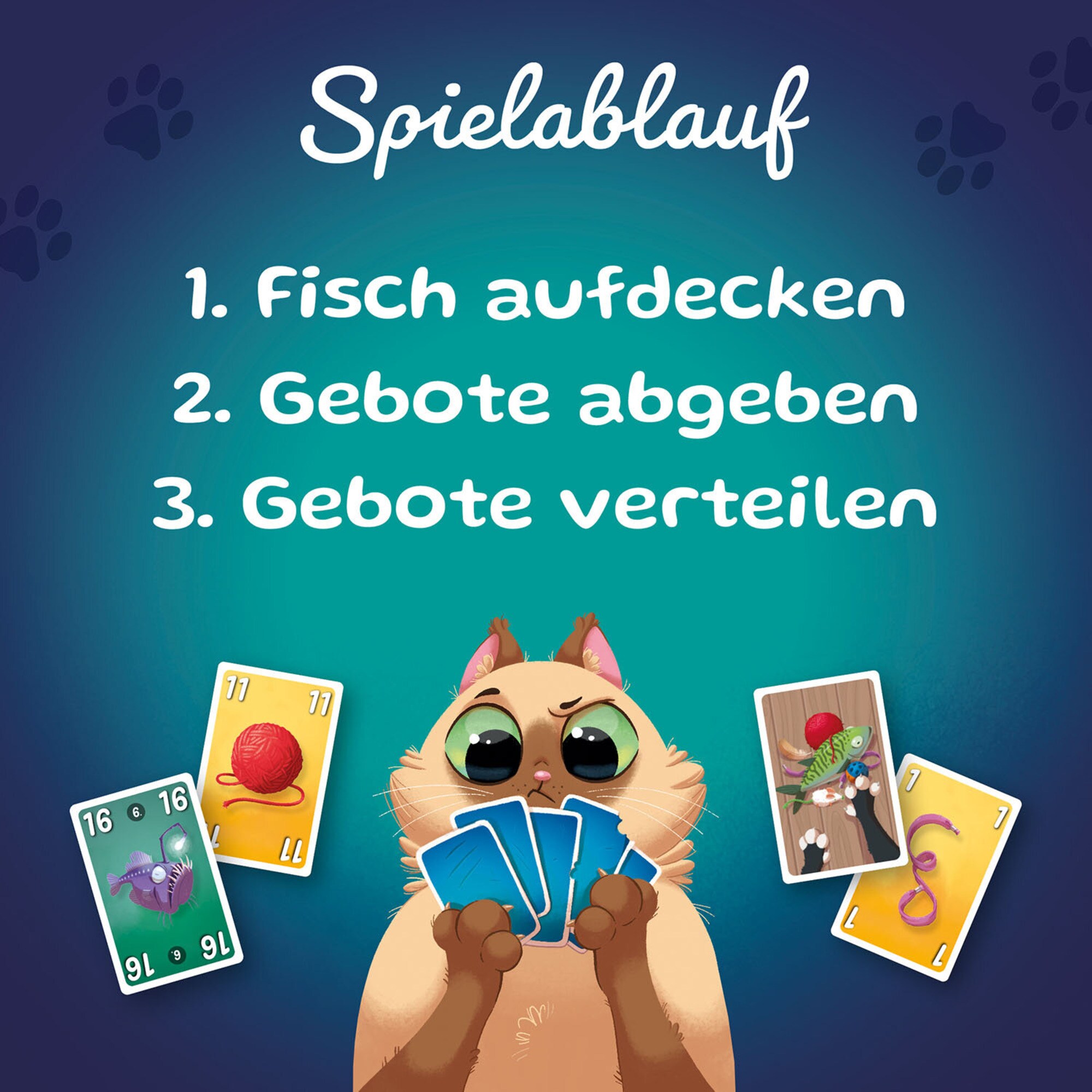 Kosmos Kartenspiel Fisch & Flausch