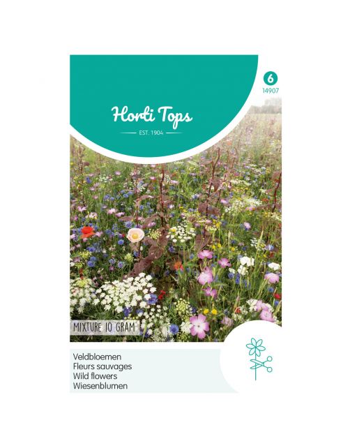 Hortitops Veldbloemenmengsel 10 Gram - Bloemenzaden - 10 g