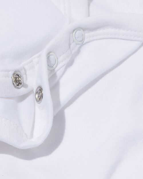 body croisé en coton biologique stretch - 2 pièces blanc