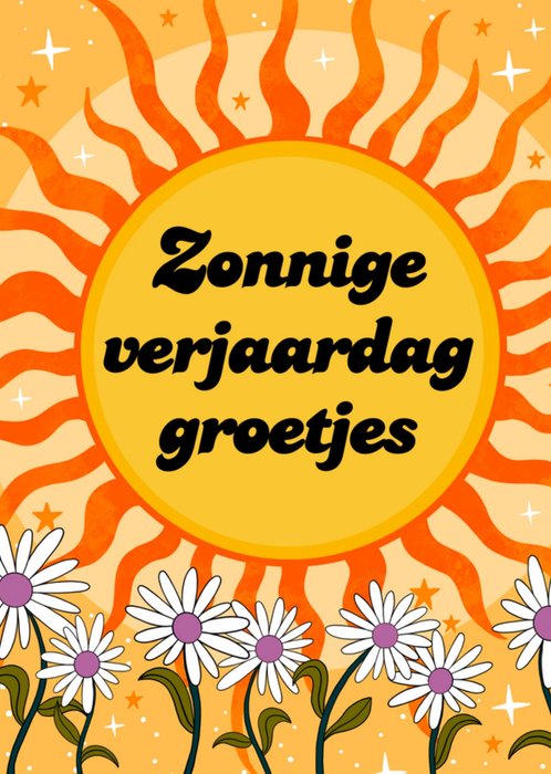 Greetz | Verjaardagskaart | Zonnige groetjes