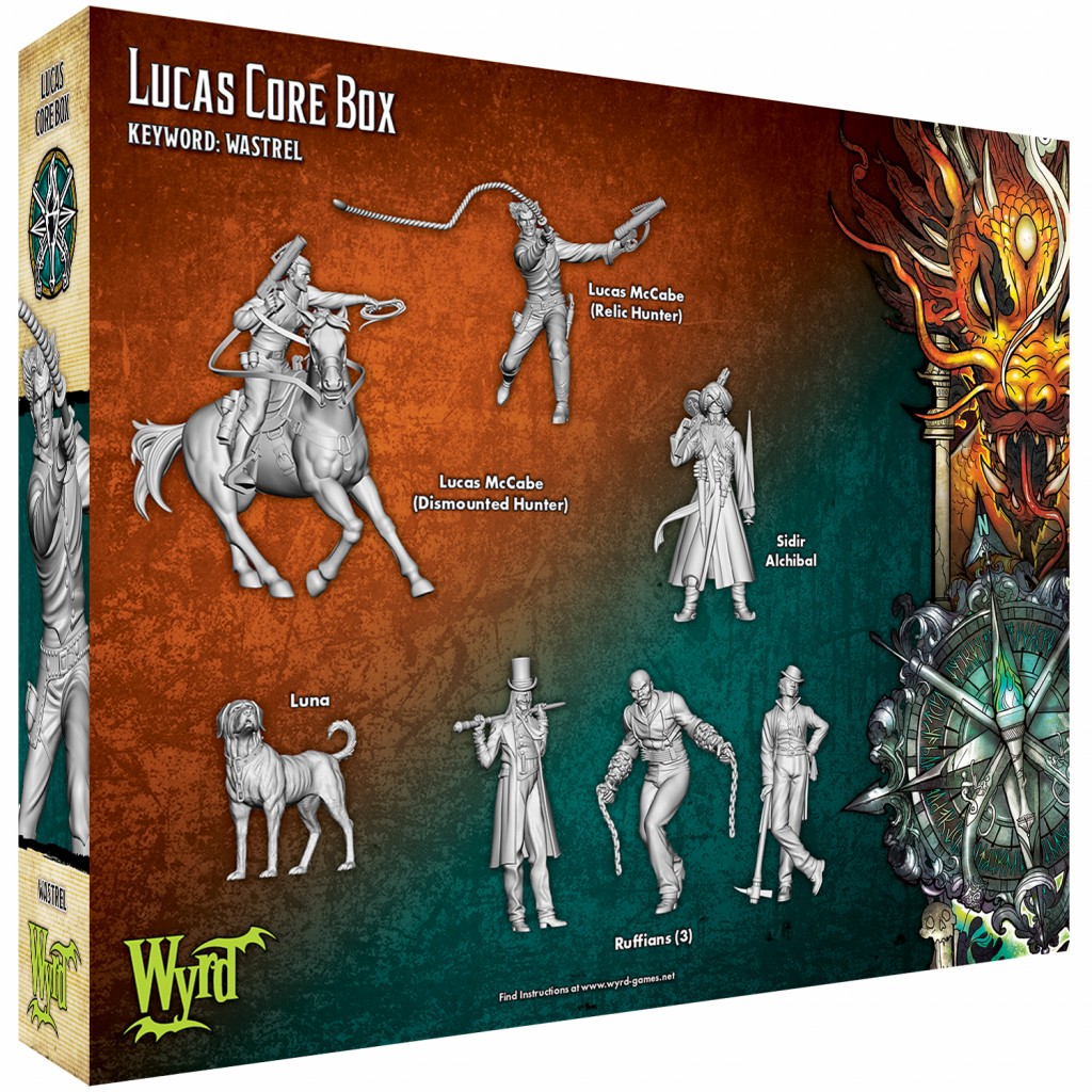 Malifaux 3E - Ten Thunders/Explorer's Society- Lucas Core Box