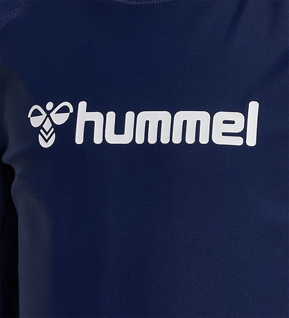 Hummel Badeshirt - UV40+ - HmlFiji - Navy Blue