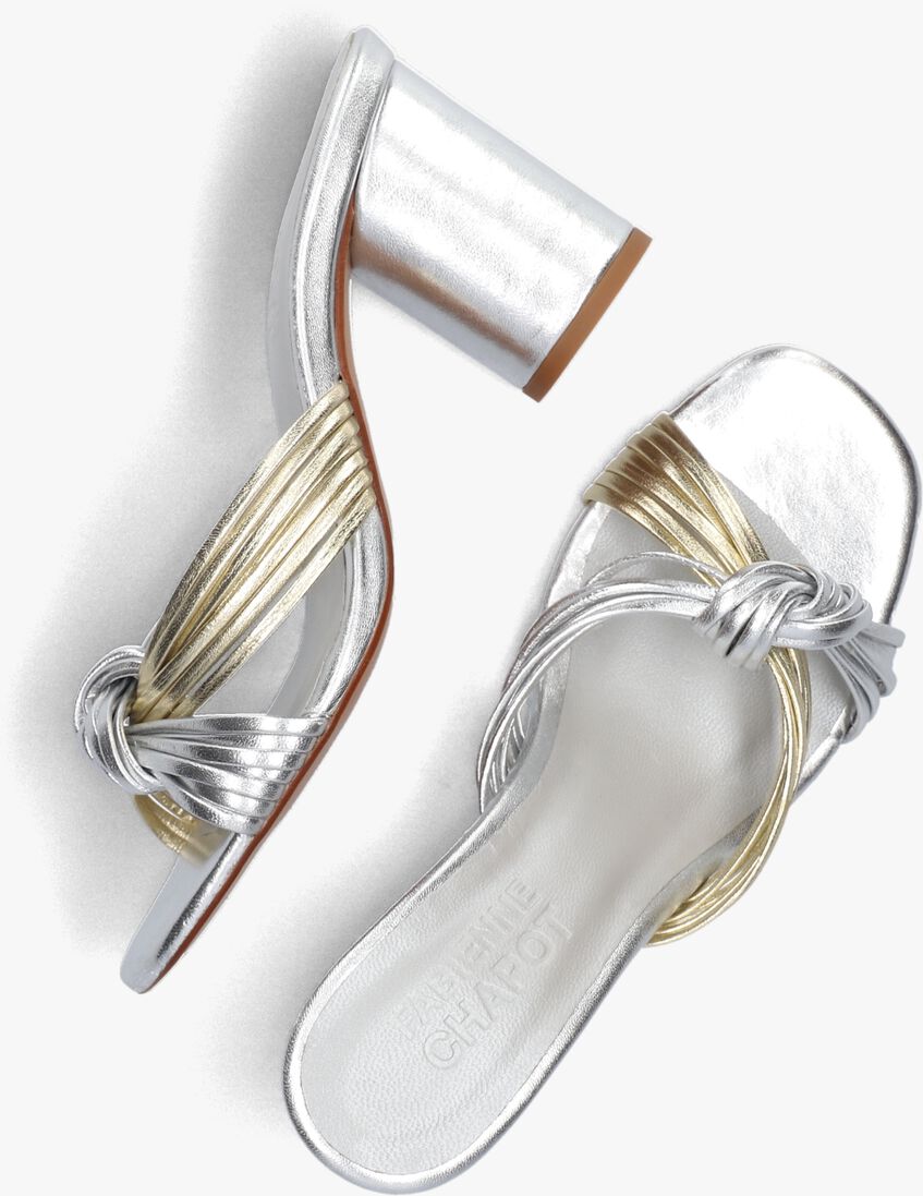 FABIENNE CHAPOT gouden fabienne chapot muiltjes monica knot mule