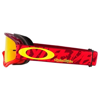 Masque cross Oakley O FRAME TLD PAINTED RED FIRE IRIDIUM 2024 - Rouge