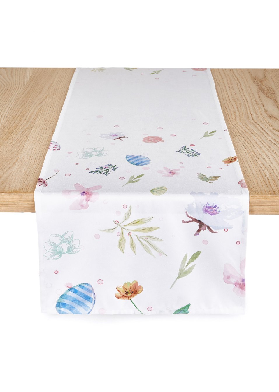 Chemin de table imprimé floral