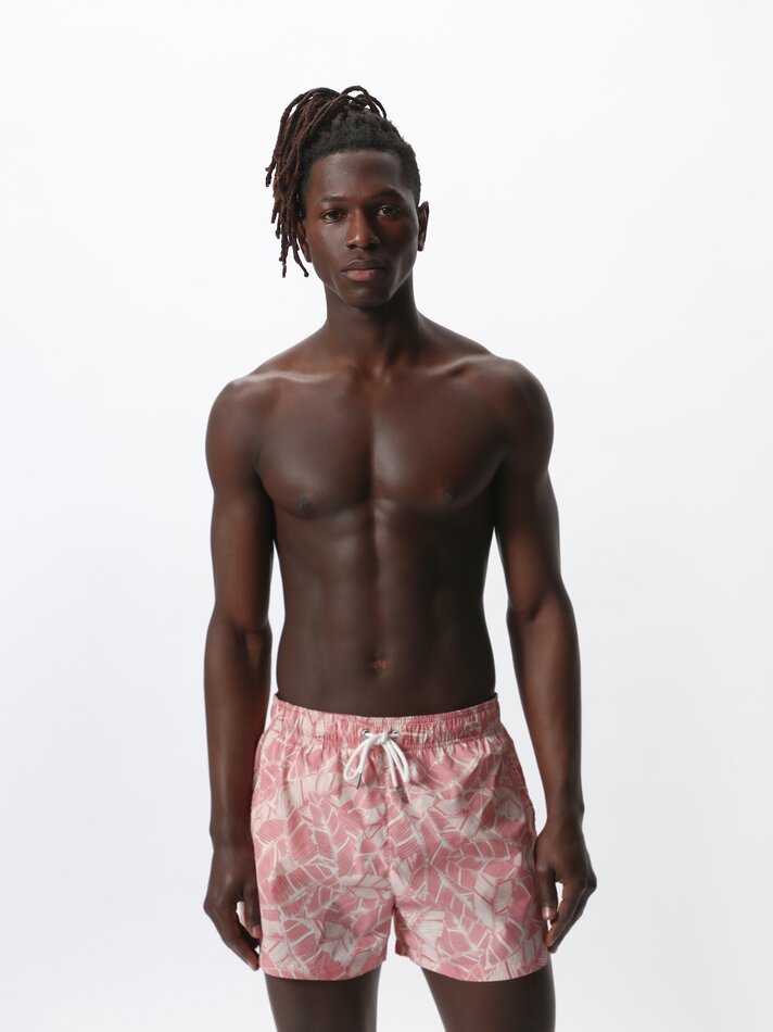 Maiô estampado - Rosa Pastel