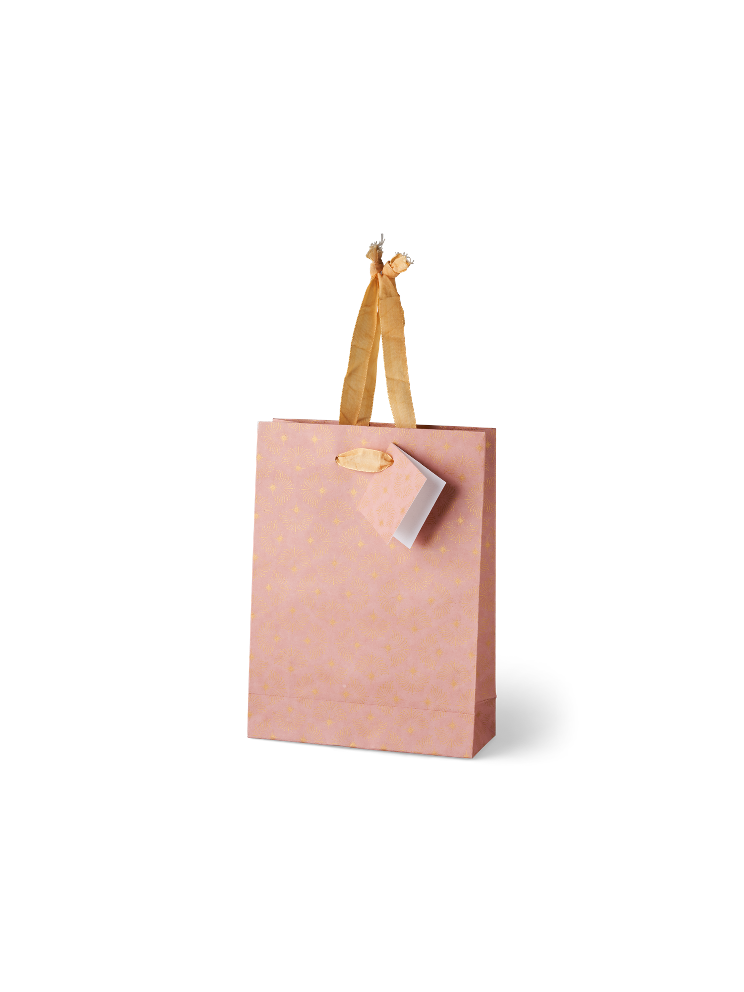 Gavepose | Bomuld. 20 x 17,9 x 27 cm. | Dusty Rose, Gold