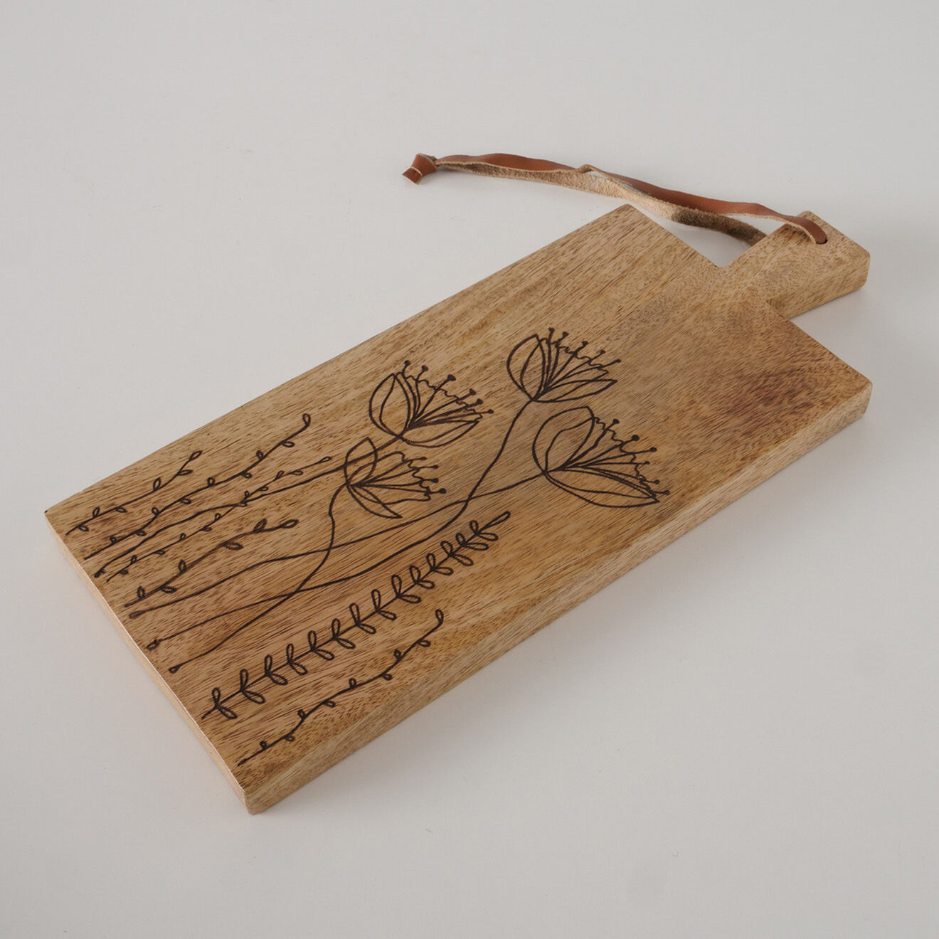 Boltze Planche à découper Bloma nature - 42x18x2.5 cm