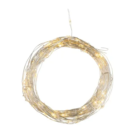 Idena Micro Lichterkette 100 LED WW, Musik, 6h-Timer