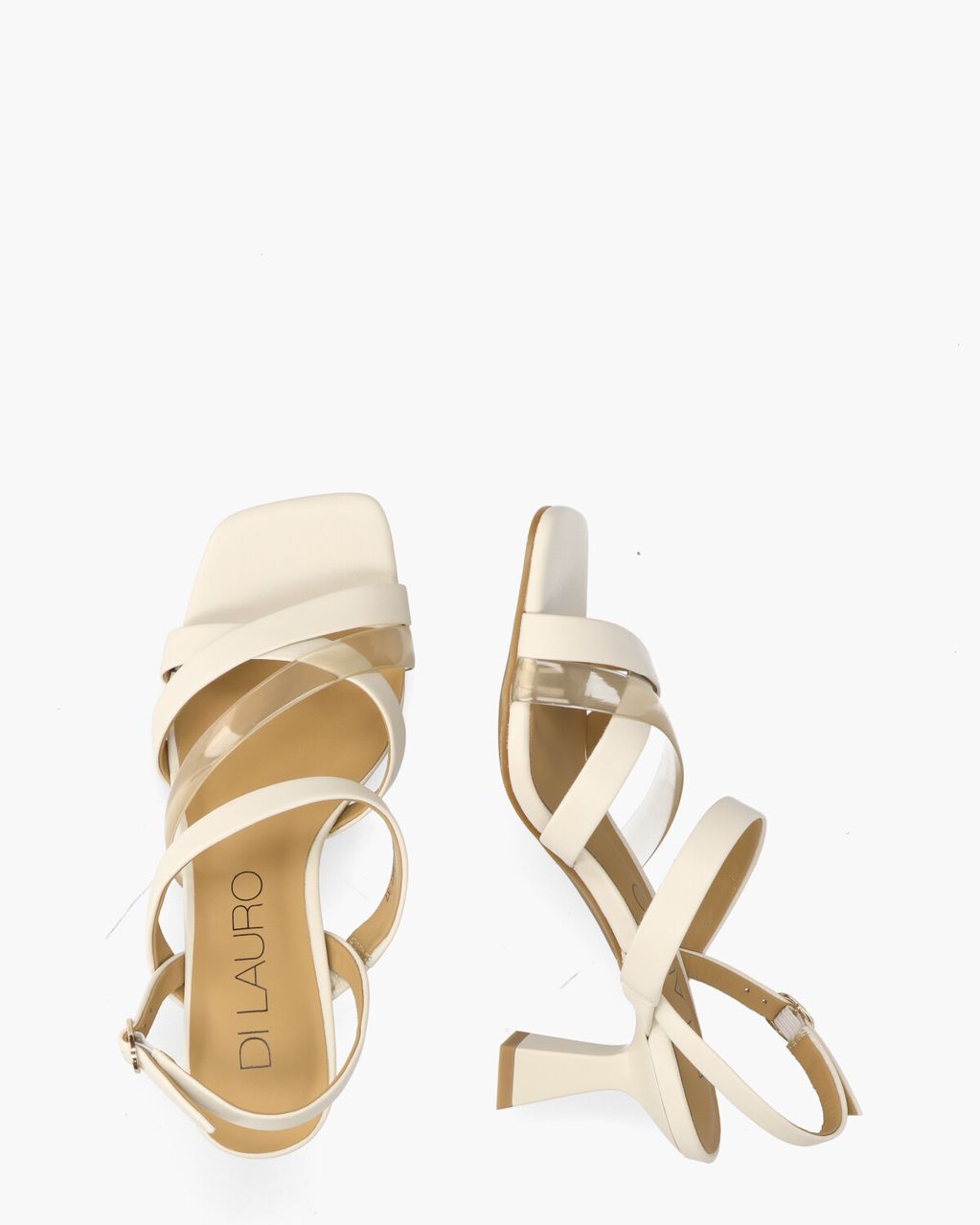 Di Lauro Wiamy-2 Off-White Damessandalen