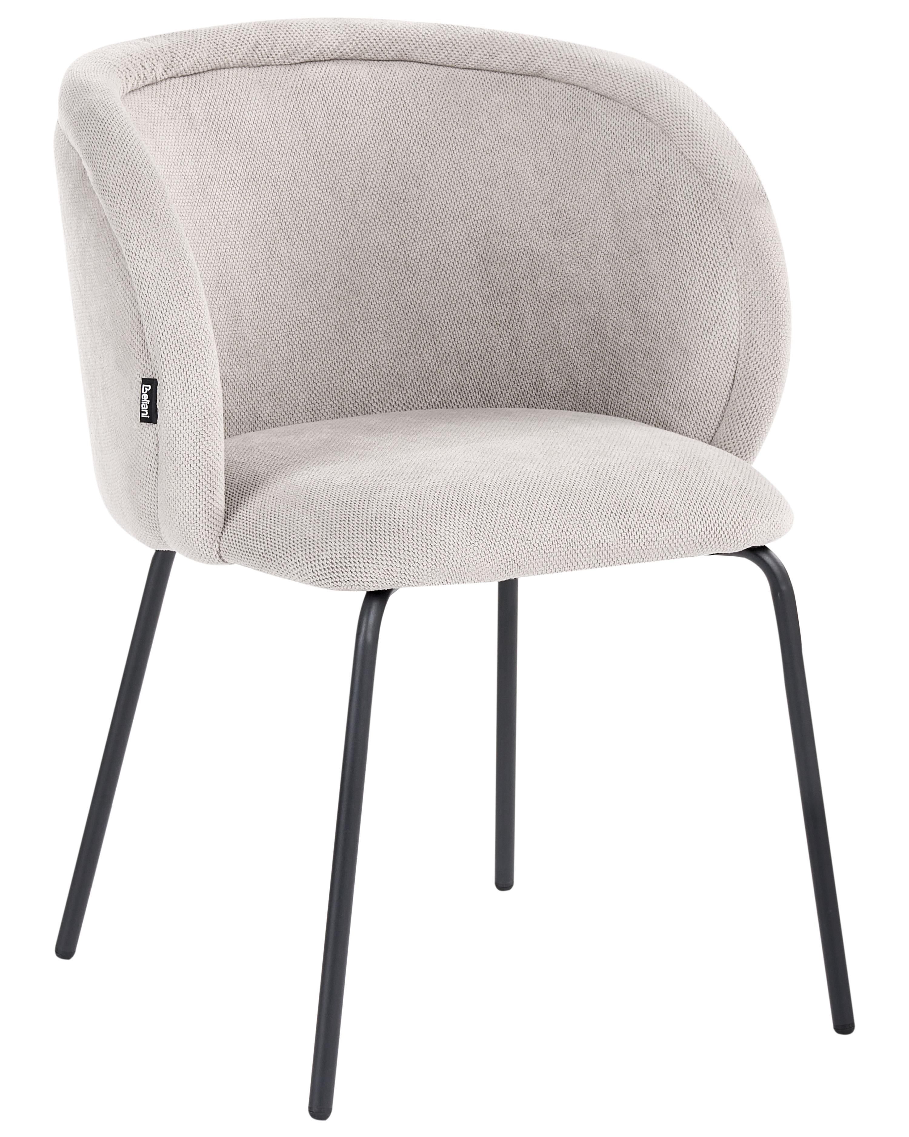 Set van 2 eetkamerstoelen SARASOTA Stof Gebroken wit