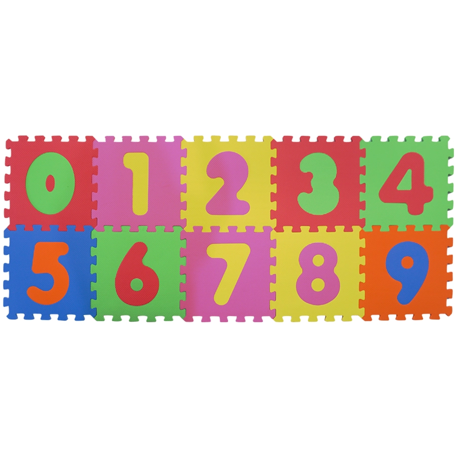 knorr toys® Puzzlematte Zahlen 0-9, 10 tlg.