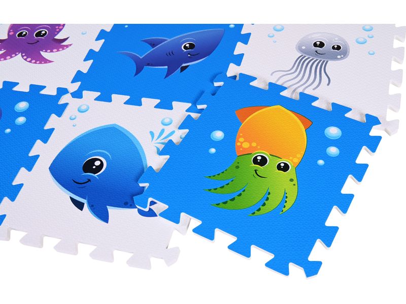 Knorrtoys Puzzlematte Meereswelt 9-teilig Mehrfarbige Spielmatte