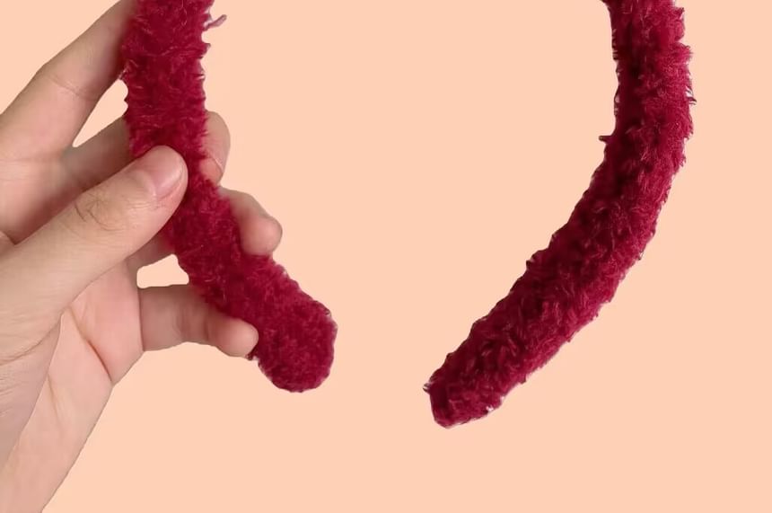 Bohod - Aardbeien Chenille Gezichtsreiniger Hoofdband (Verschillende Ontwerpen)
