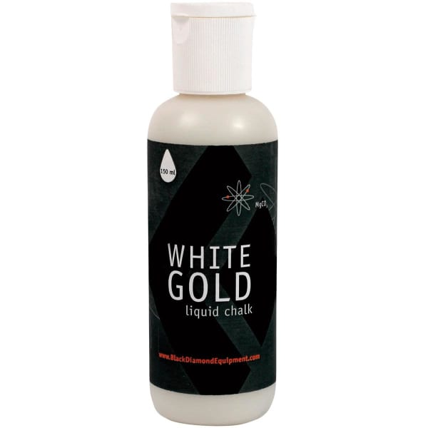 Magnésie escalade BLACK DIAMOND LIQUID WHITE GOLD CHALK 150ML