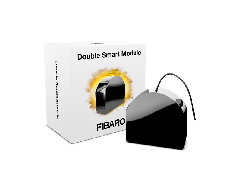 Fibaro Double Smart Module Z-Wave Z-Wave Schaltaktor potentialfrei mit Taster-/Schaltereingang 2-fach