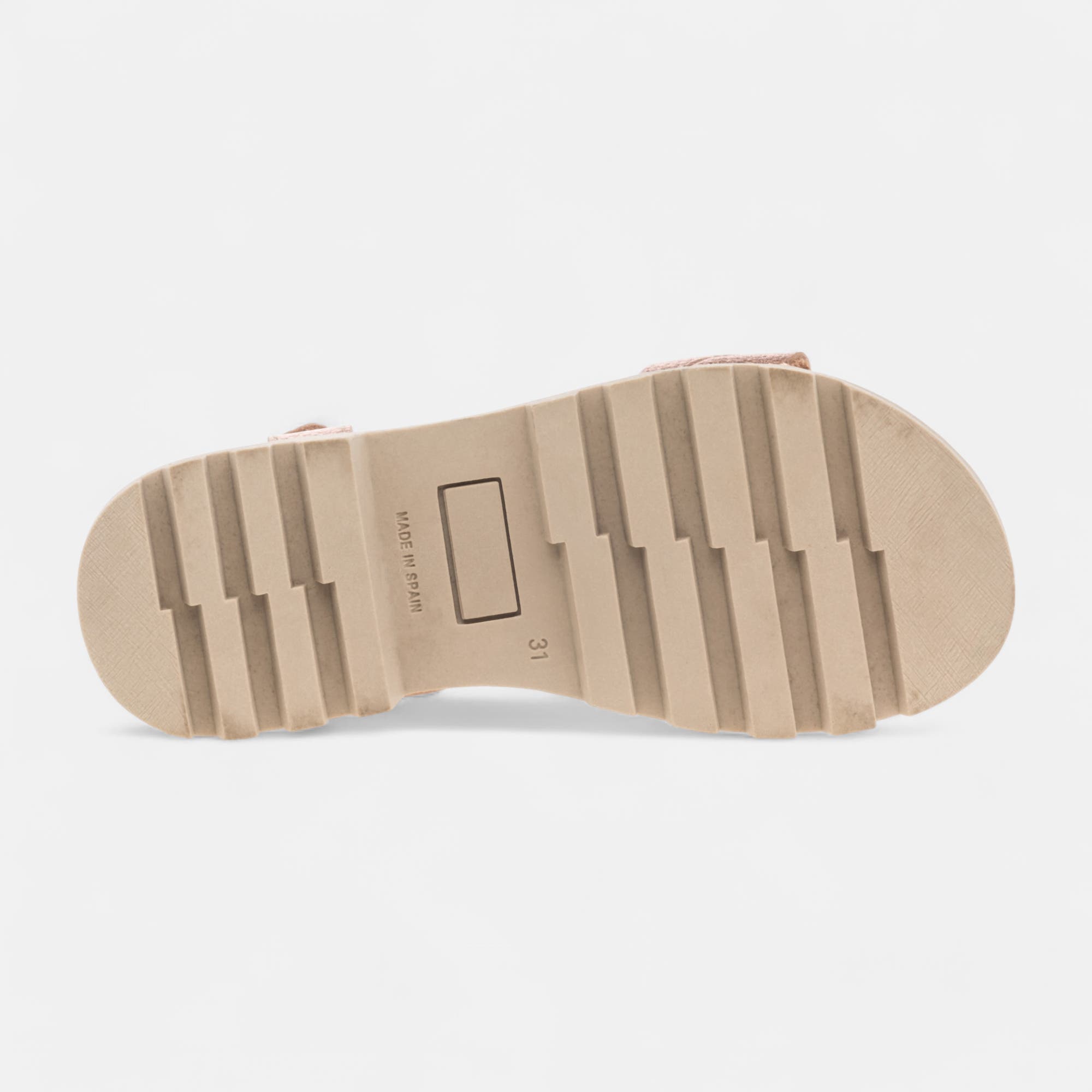 Sandales Fille en cuir rose