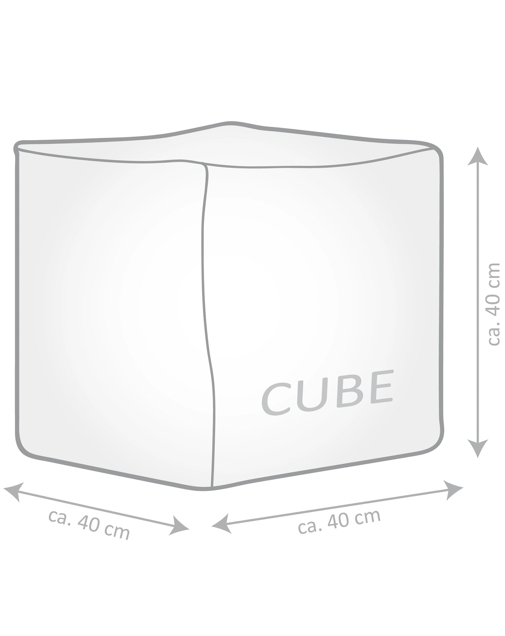 Sitzwürfel Cube SCUBA (Farbe: eukalyptus)