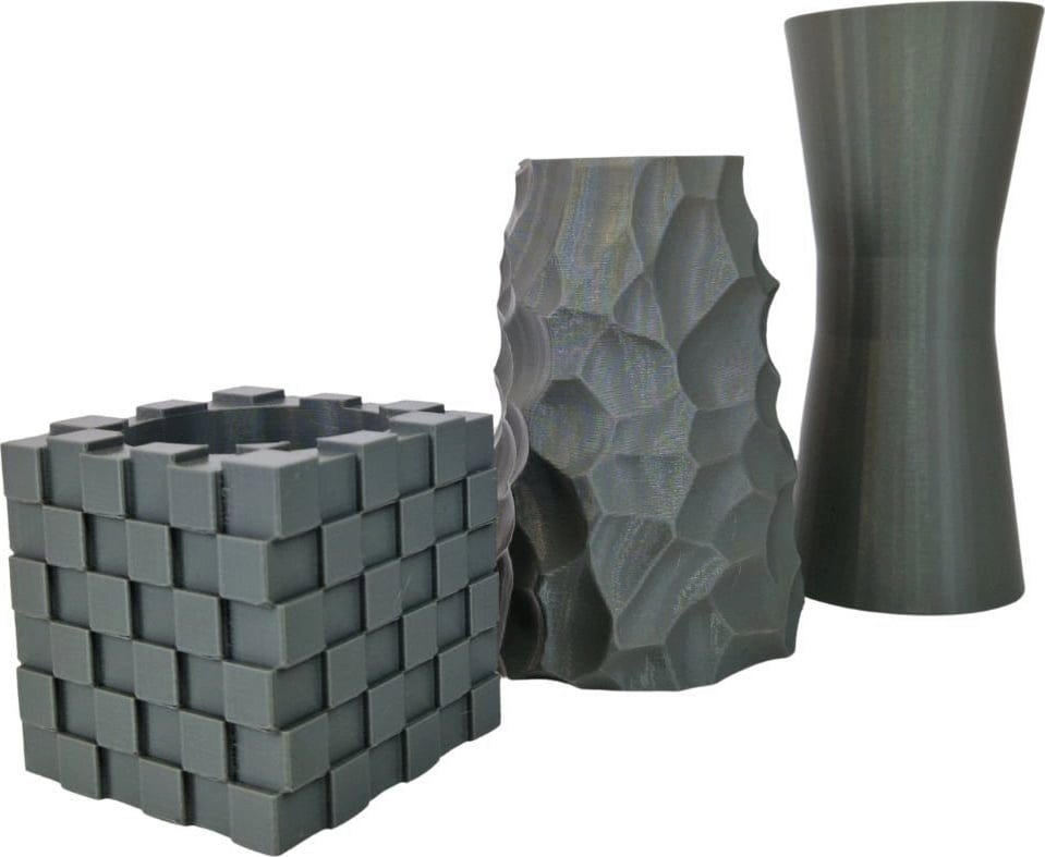 Nobufil  PETG Industrial Dark Grey, 1,75 mm / 1000 g    Leicht zu druckendes PETG Filament aus recyceltem Kunststoffabfall