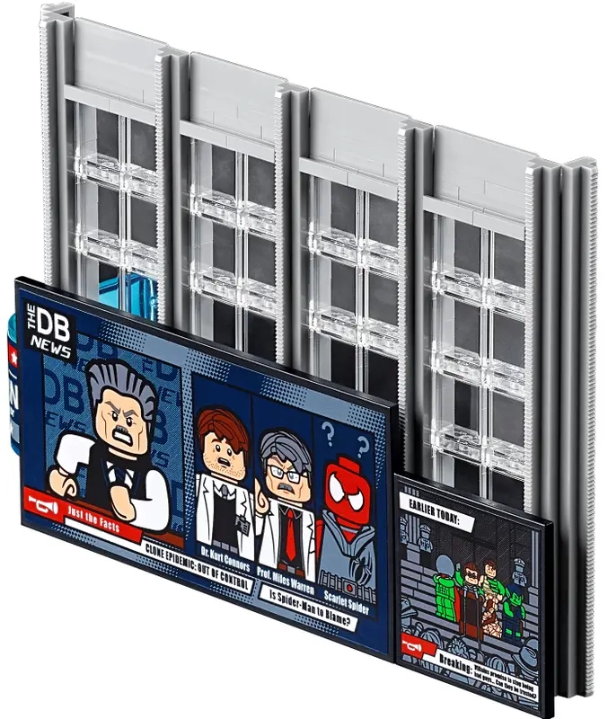 (3789-tlg. Set) Marvel Klemmbausteine Spielzeug Spider-Man Modell Bausatz (76178) Lizenziert - Daily Bugle