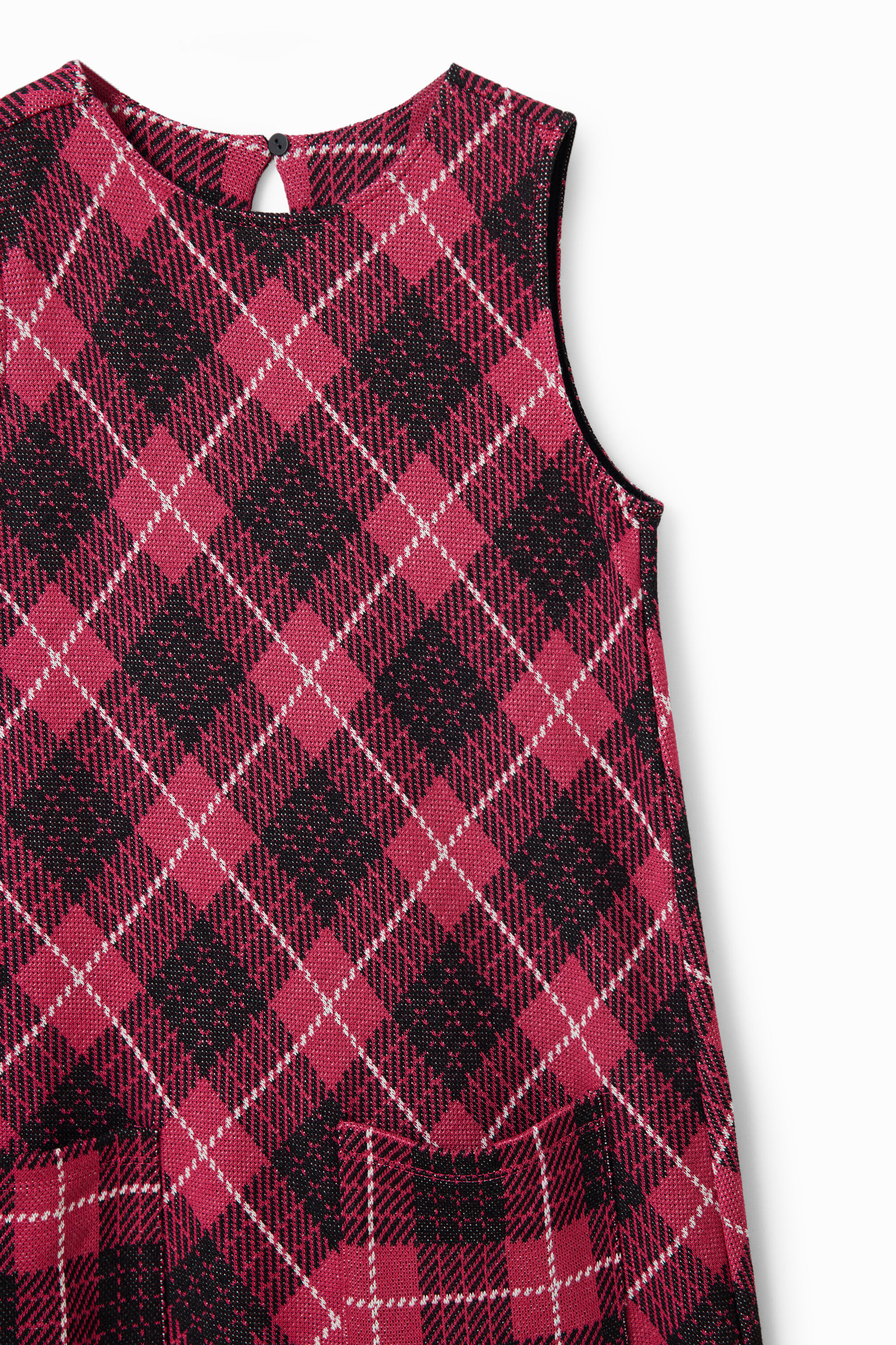 Robe chasuble carreaux