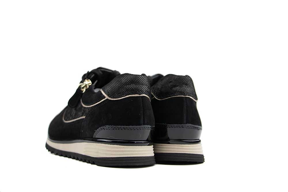 Hassia Sneaker Schwarz Taupe  Pixel Porto