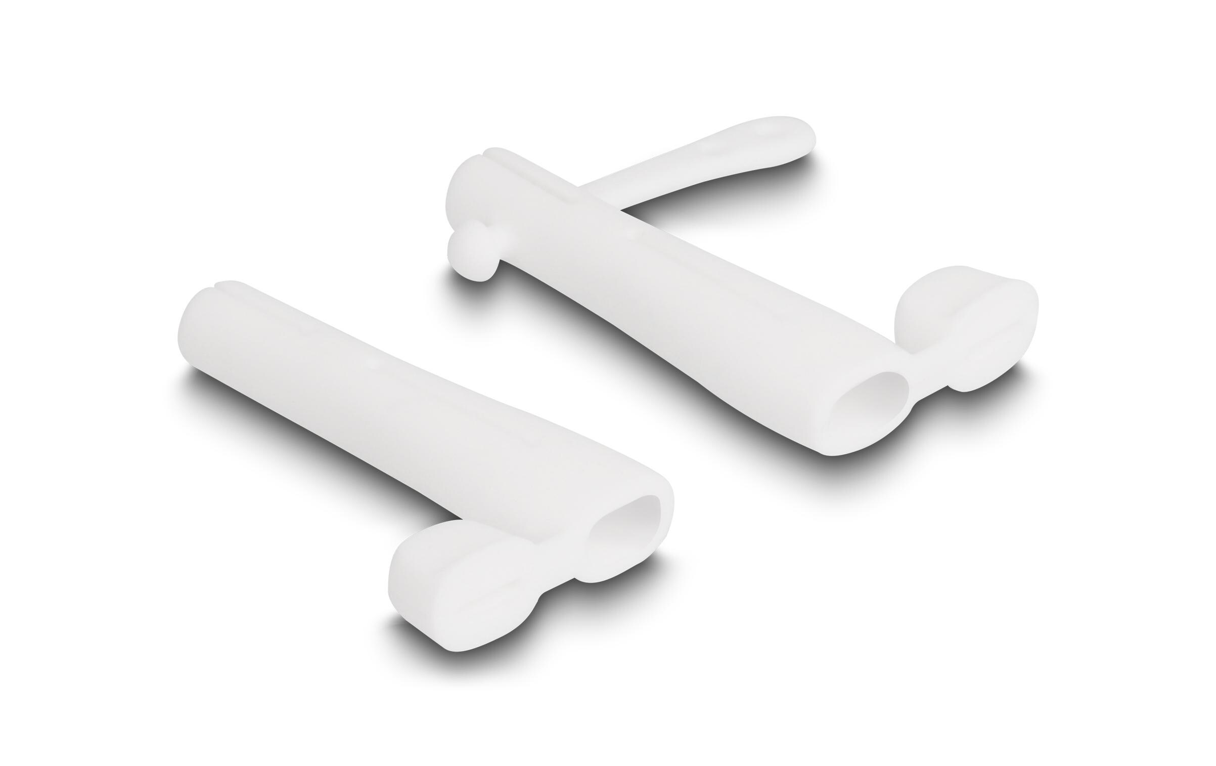 Staubschutz für USB-C Stecker und Apple Lightning SteckerDelock Staubschutz für USB Type-C Stecker und Apple Lightning Stecker Set 2 Stück weiss