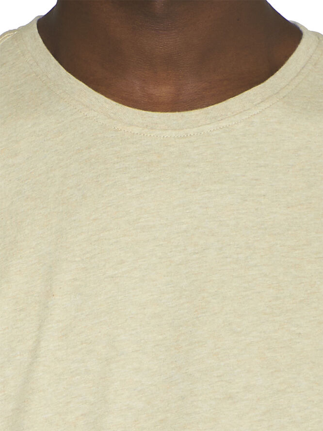 Knowledge Cotton Apparel AGNAR basic t-shirt - Regenerative Organic Certified� - GOTS/Vegan Safari melange