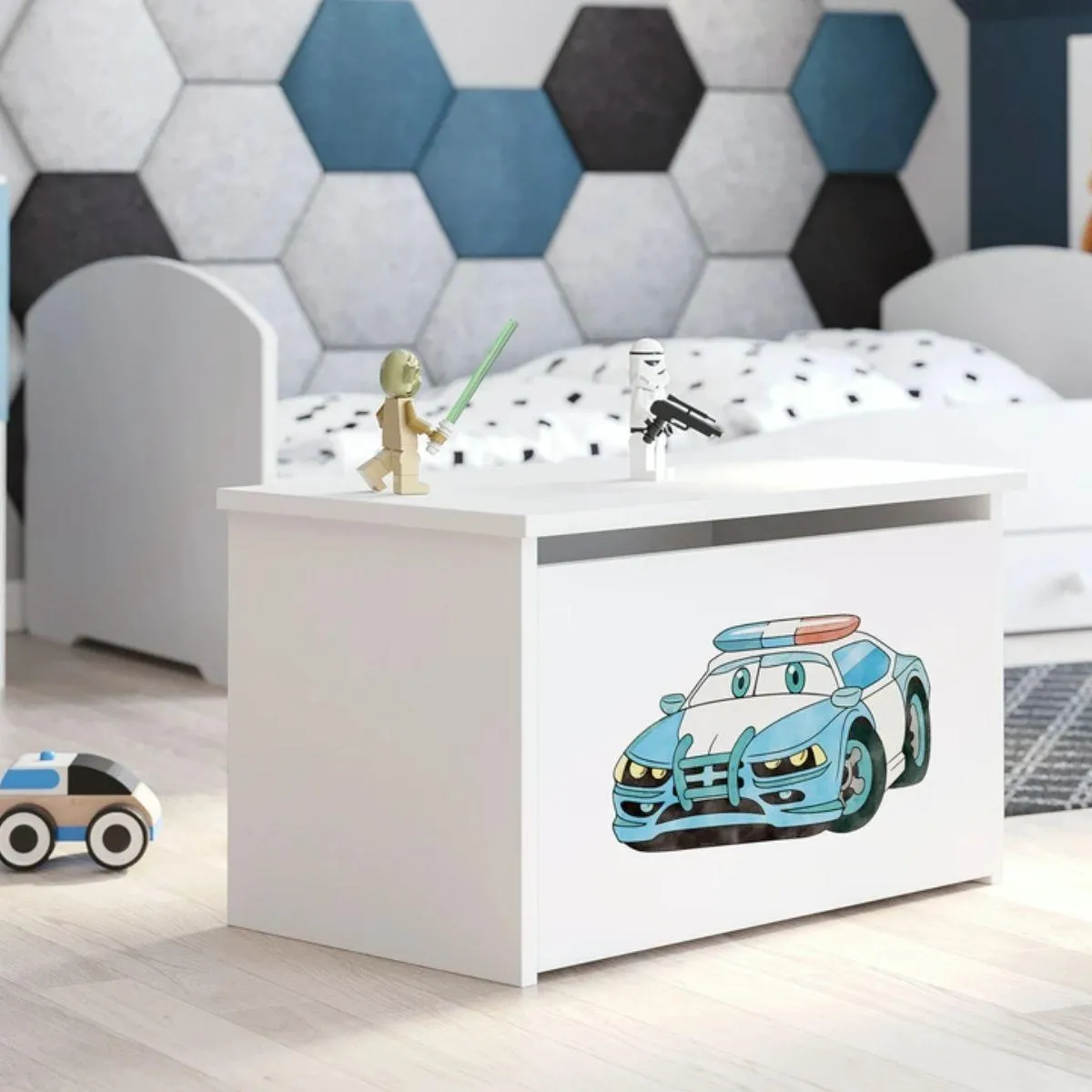 Kobi Coffre à jouets Daria police