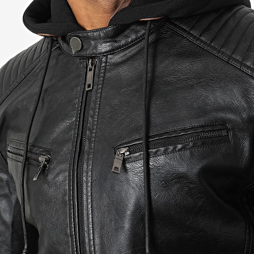 Veste Biker LP5537 Noir