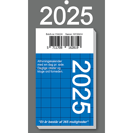 Afrivningskalender 2025