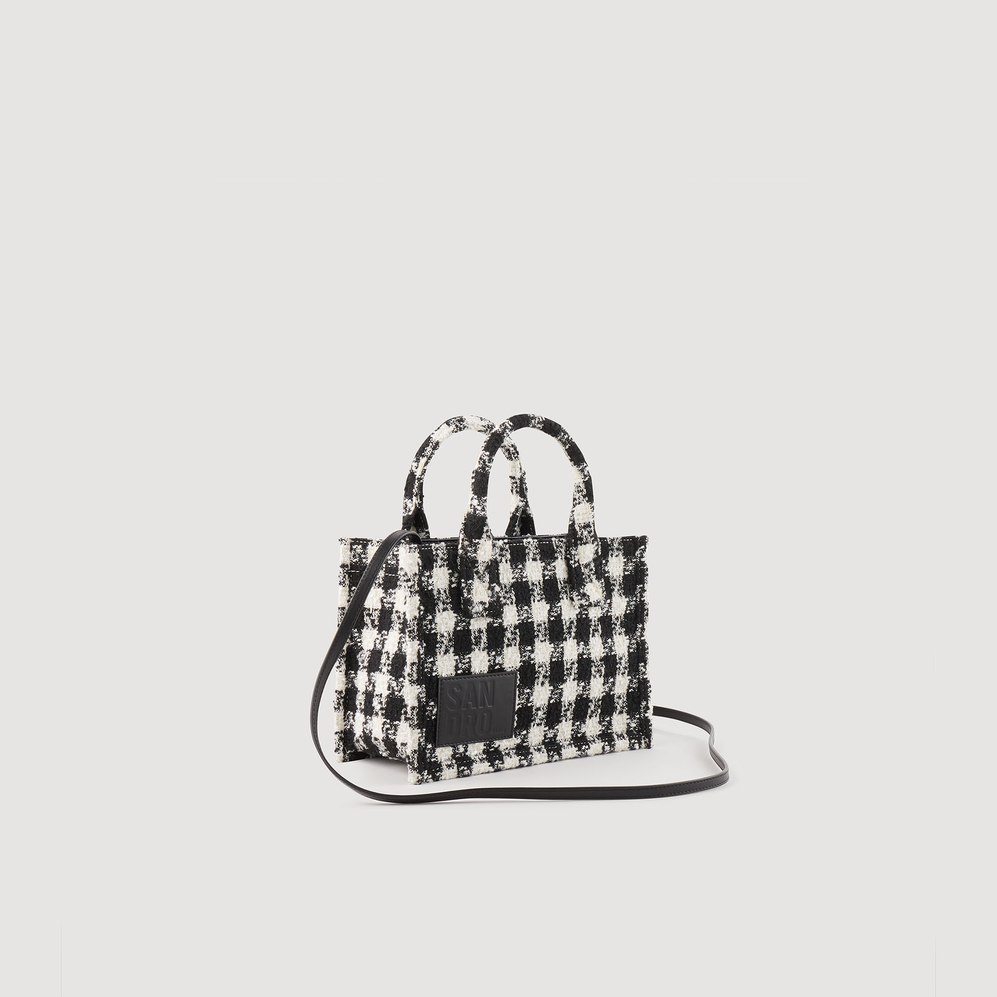 Petit cabas Kasbah en tweed
