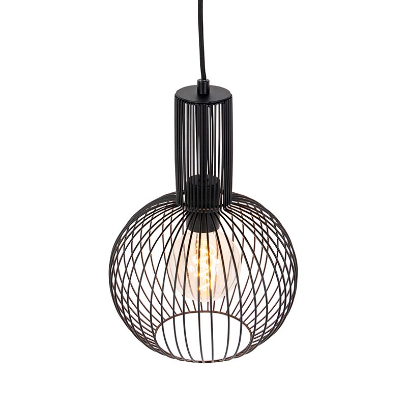 Design hanglamp zwart - Wire Whisk