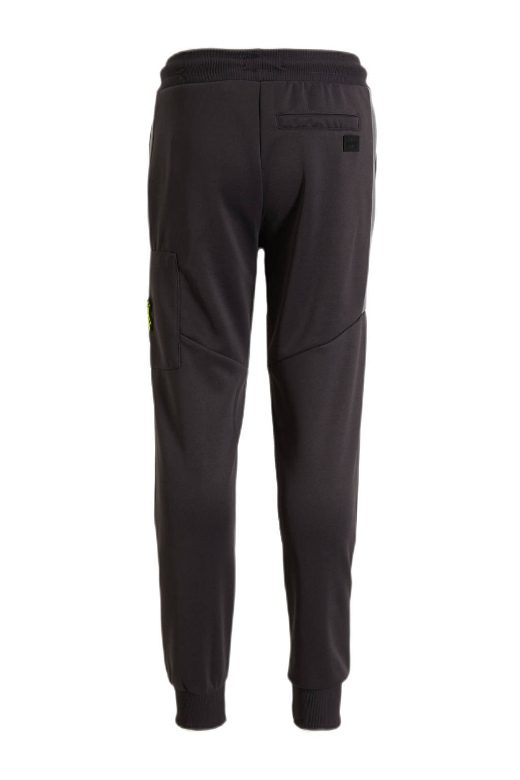 Orange Stars joggingbroek Rois met printopdruk antraciet