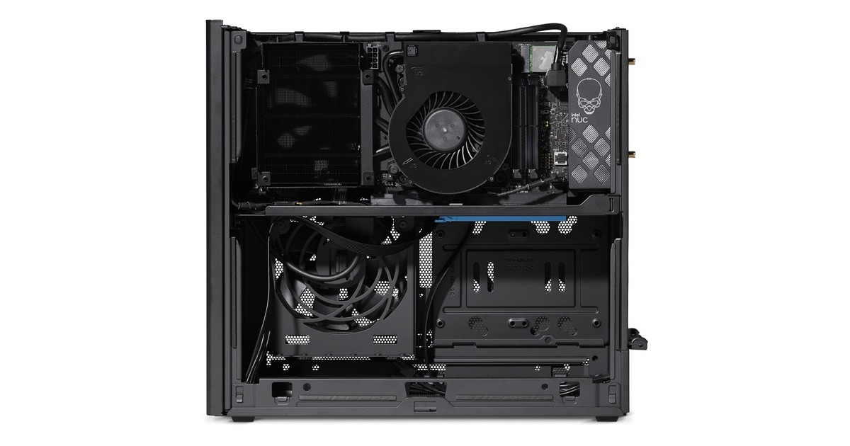 Intel®NUC 13 Extreme Kit - NUC13RNGi5 barebone  (Zwart | Core i5-13600K | UHD Graphics 770, Tweedekans)