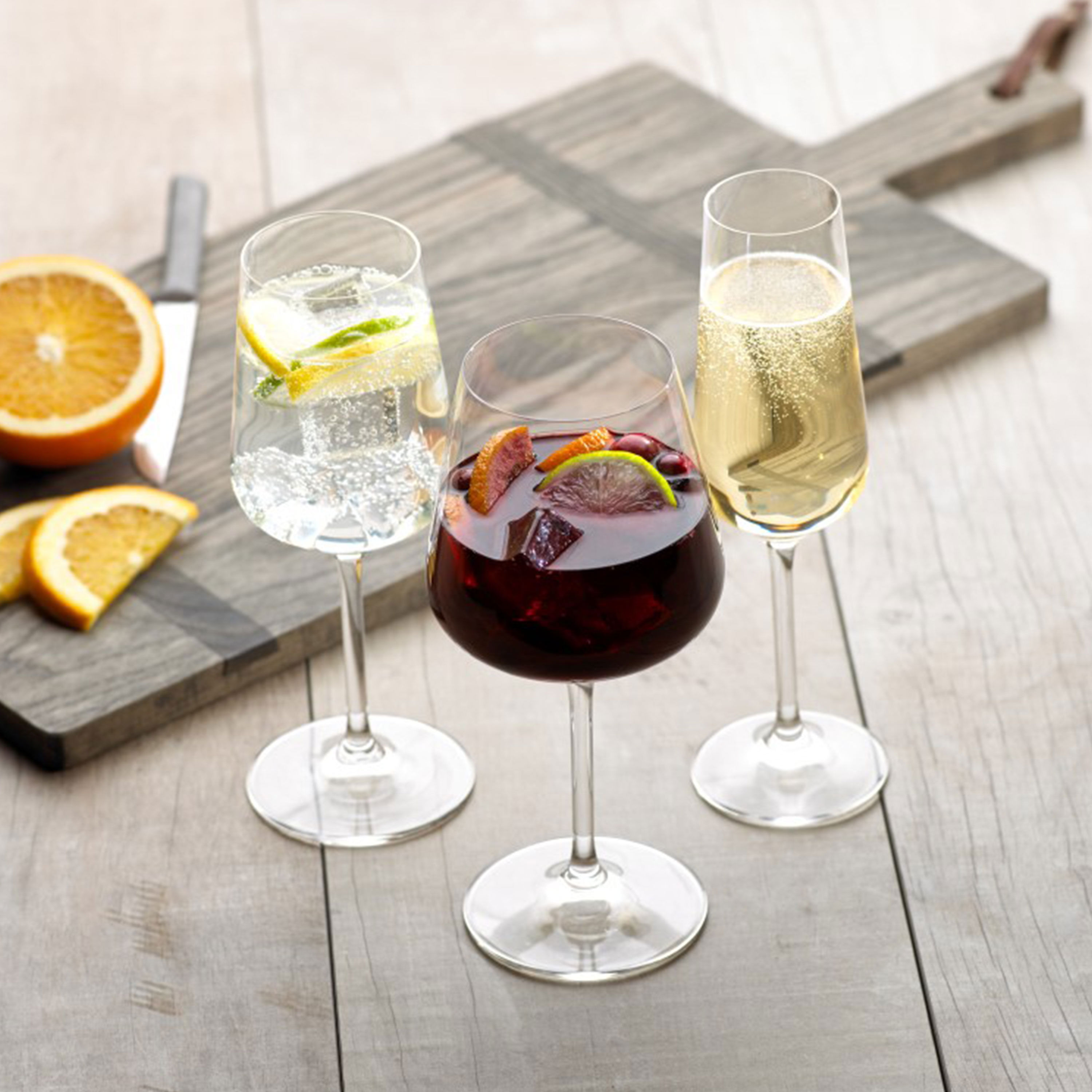 Ovid White wine glass Clear, 4.1 oz, crystal glass