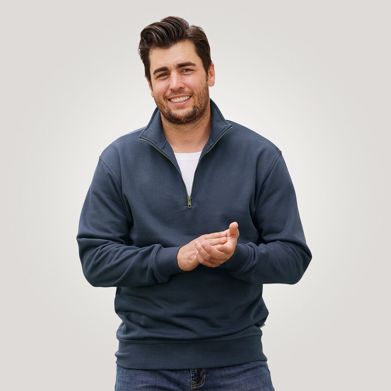 Sweater mit Reissverschluss