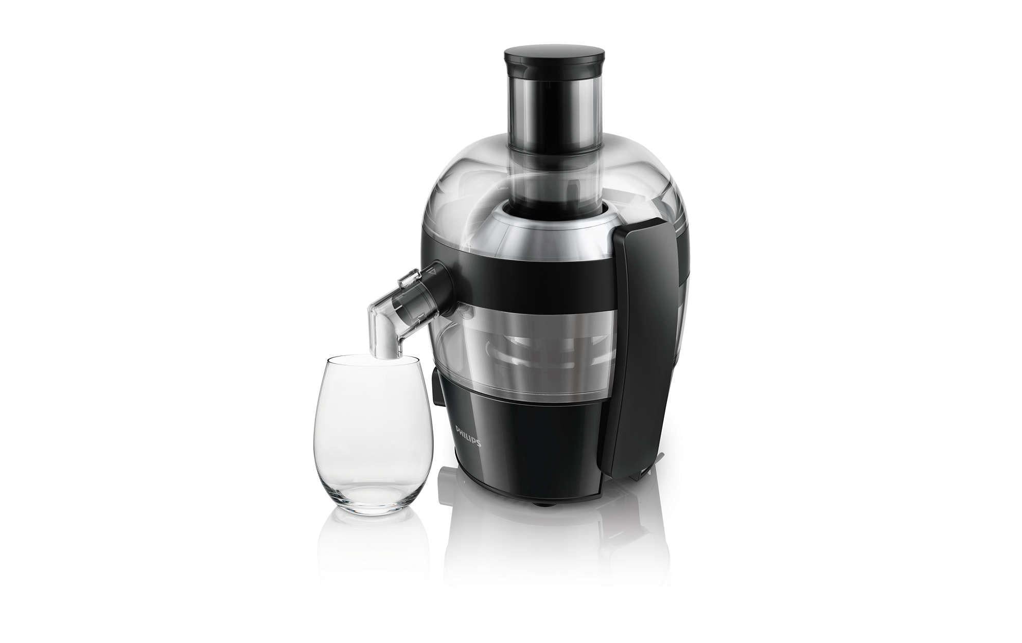 Entsafter Viva HR1832/00 SchwarzEntsafter mit Tropf-Stopp-Ausgiesser