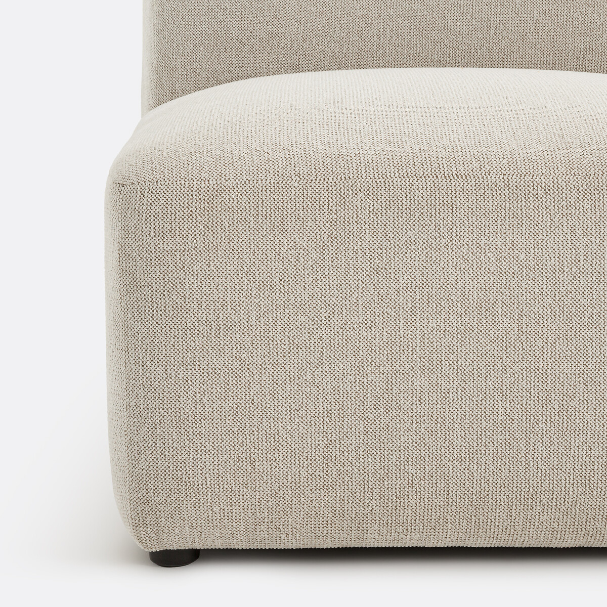 LA REDOUTE INTERIEURS<br>Cadeira lareira modular, tecido texturizado, Jaspe
