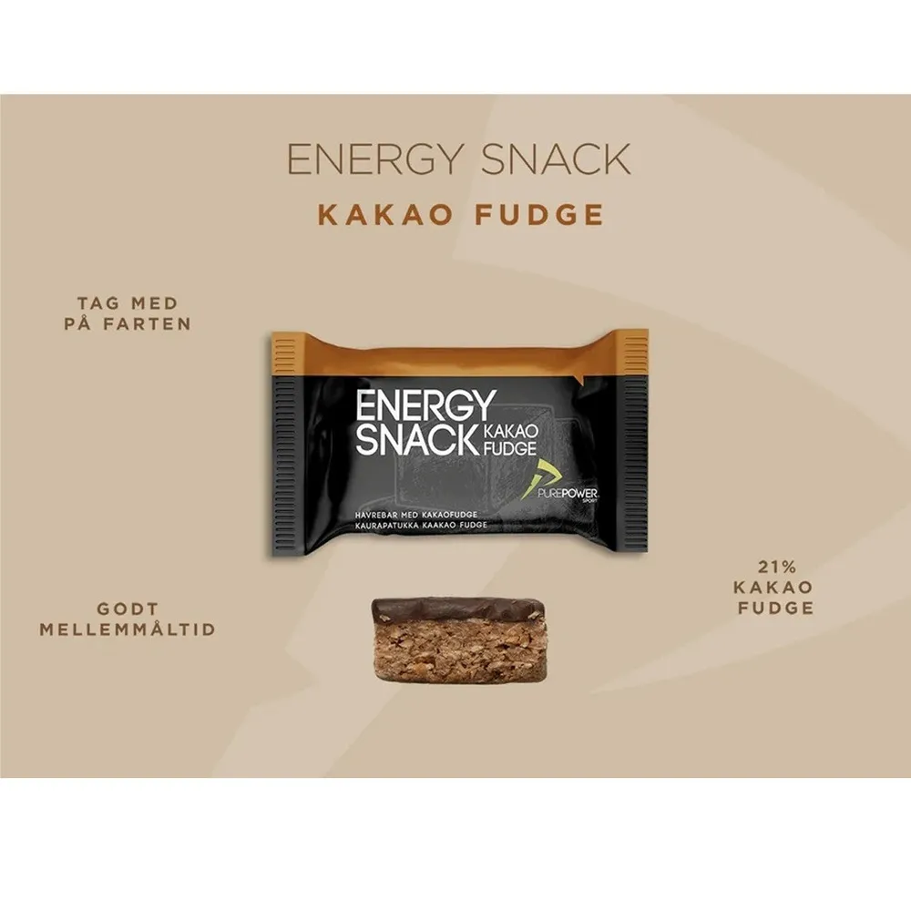 Purepower Energy Snack Kakao Fudge - 1 stk.